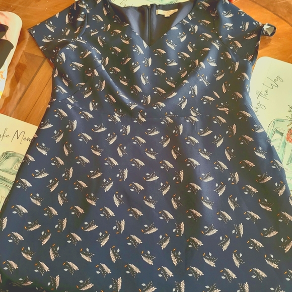 Loft Blue Business Dress - Picture 1 of 2